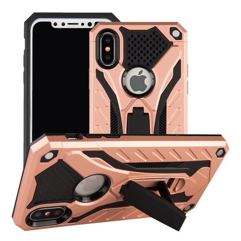 Mobile cell phone case cover for APPLE iPhone SE Shockproof Kickstand Military Grade 