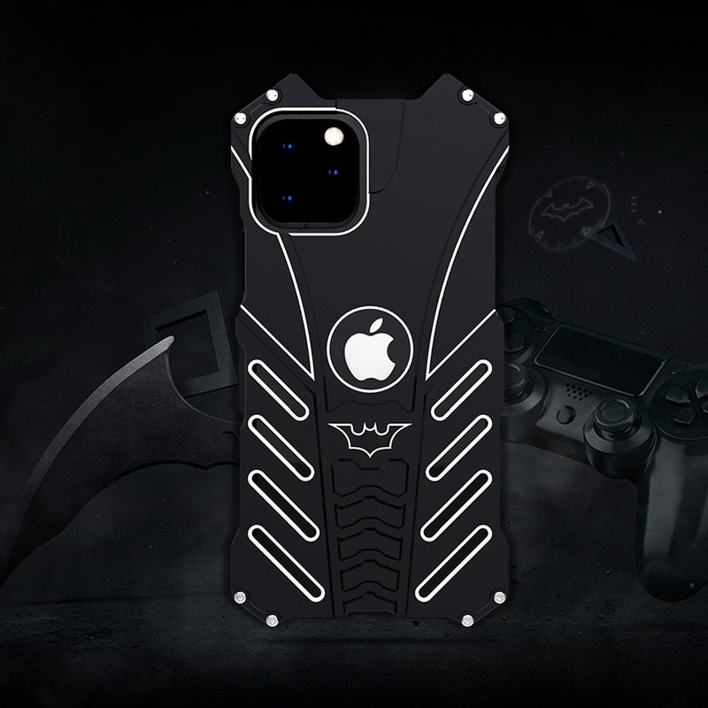 Shockproof Anti-Drop Aerospace Aluminum Cover Metal Back Case for iPhone 11 Pro Max X XS Max XR 6 7 8 6S Plus 5 5S SE 5C