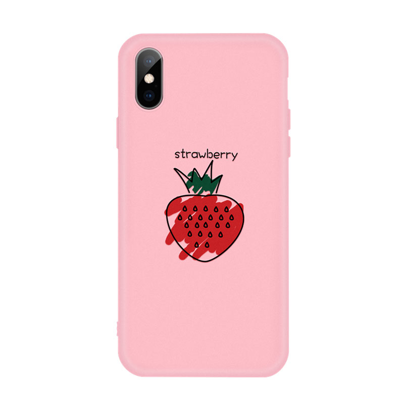 Mobile cell phone case cover for APPLE iPhone XR Soft TPU Pattern Matte Cute Cartoon Love Heart Back 
