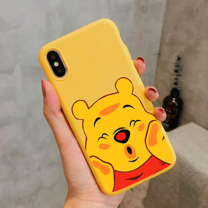 Mobile cell phone case cover for APPLE iPhone 7 Plus Cartoon Cute Print Soft TPU silicone 