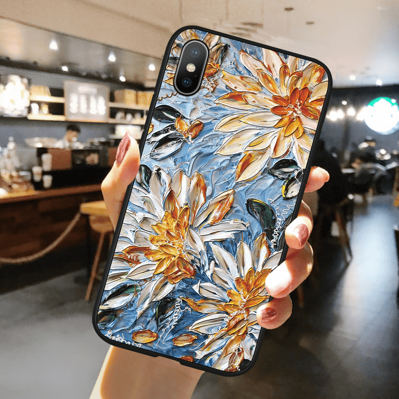 Mobile cell phone case cover for XIAOMI Mi 9T Pro 3D Oil Painting Emboss Case Soft TPU 
