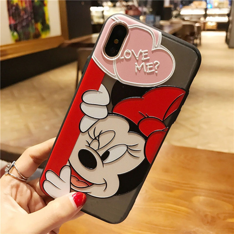 Mobile cell phone case cover for APPLE iPhone 5 3D Emboss Relief Cartoon Coque Print TPU Coque Cover 