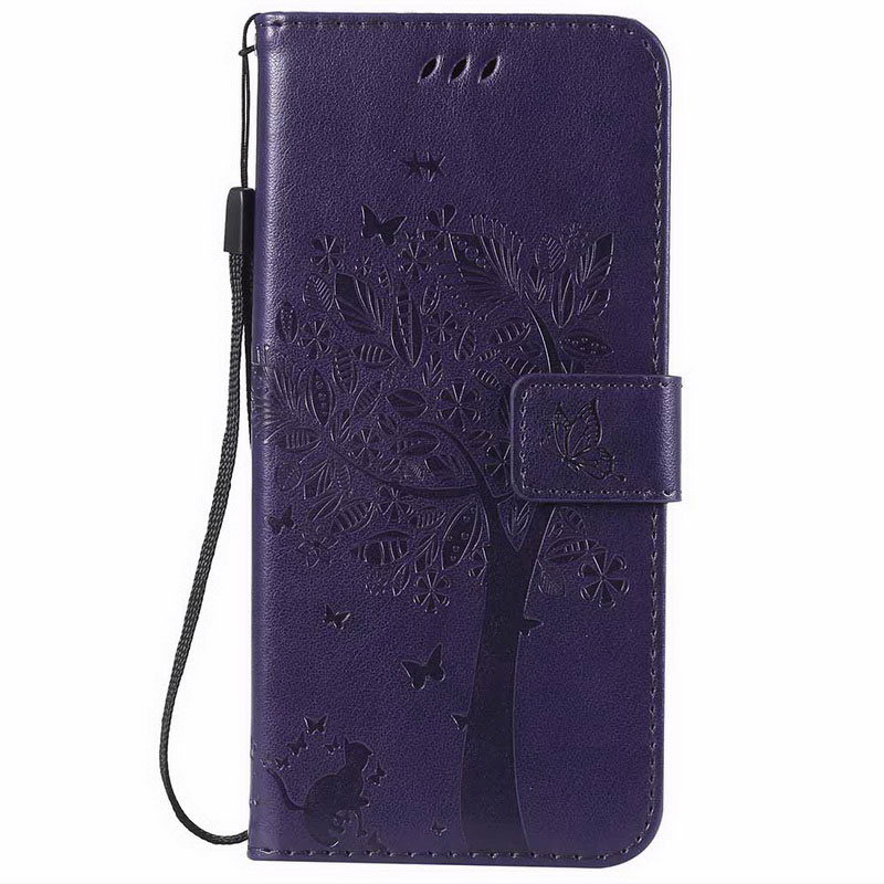 Mobile cell phone case cover for GOOGLE Pixel 4a with 5G 3D Tree Leather 