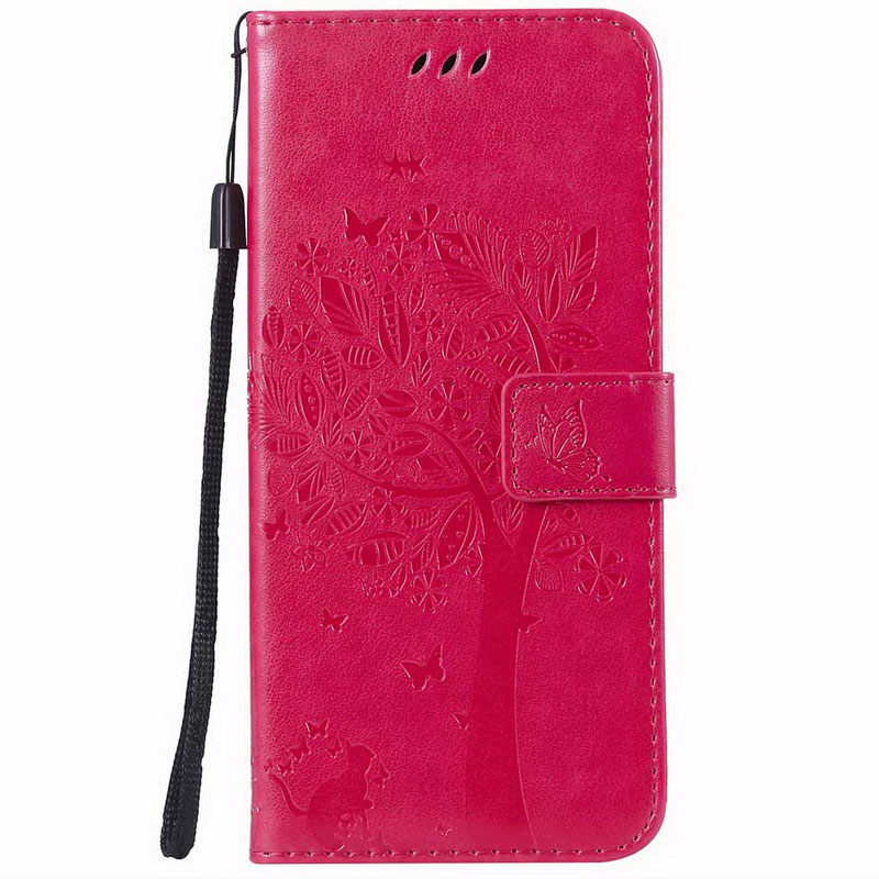 Mobile cell phone case cover for APPLE iPhone 5 3D Tree Leather 