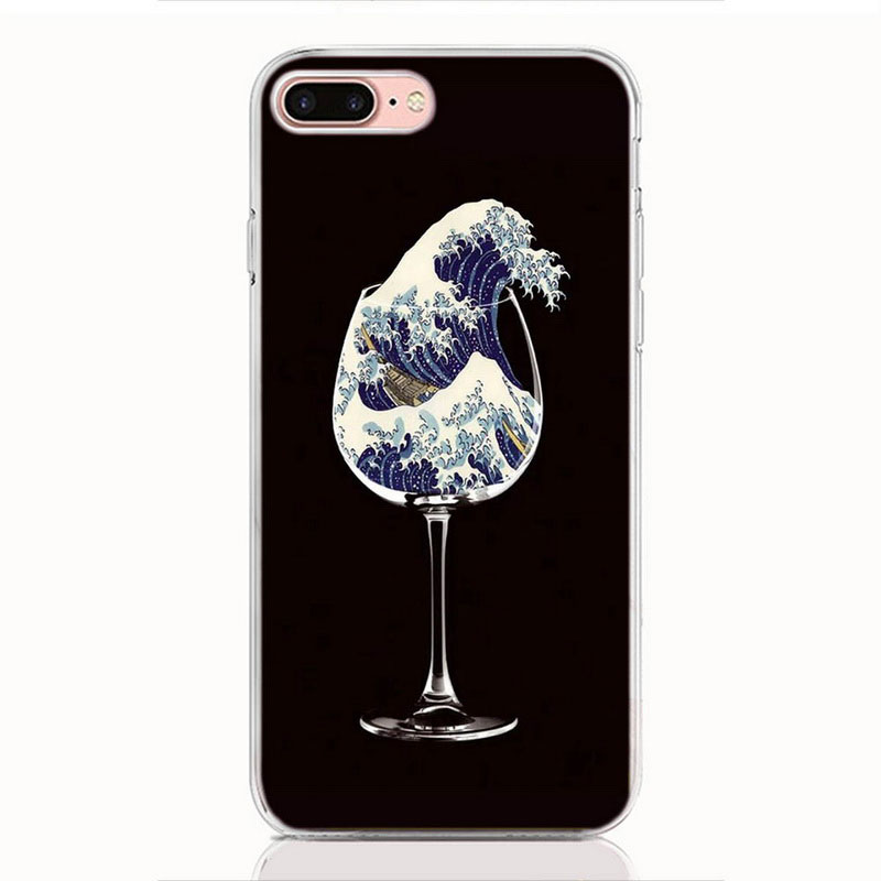 Mobile cell phone case cover for GOOGLE Pixel 4 XL Soft Tpu Silicone Case Japanese Art Back Cover Protective 