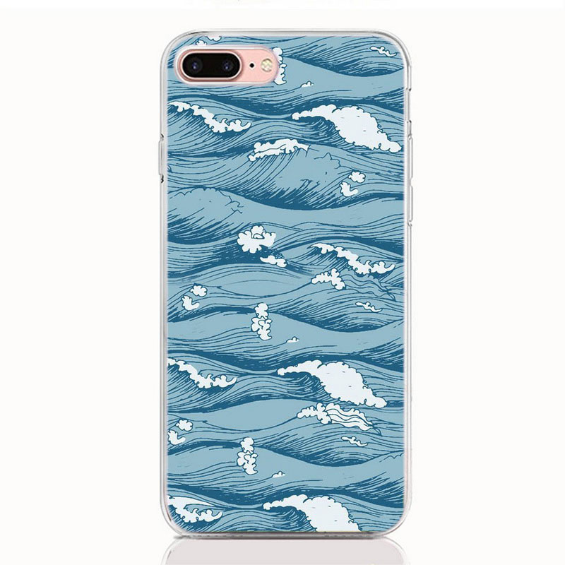 Mobile cell phone case cover for GOOGLE Pixel 3 Soft Tpu Silicone Case Japanese Art Back Cover Protective 