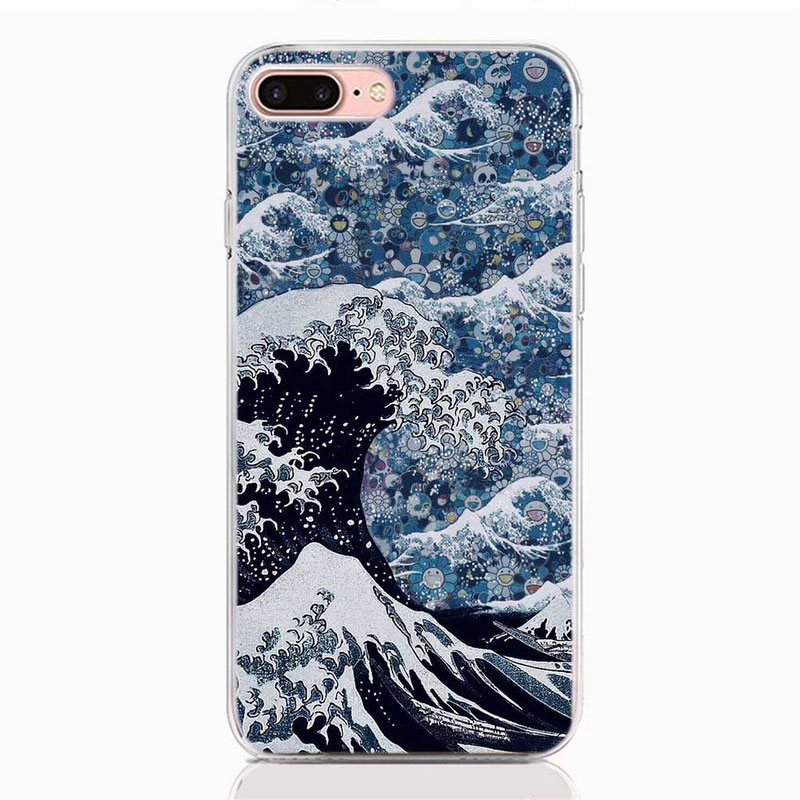 Mobile cell phone case cover for GOOGLE Pixel 3a XL Soft Tpu Silicone Case Japanese Art Back Cover Protective 