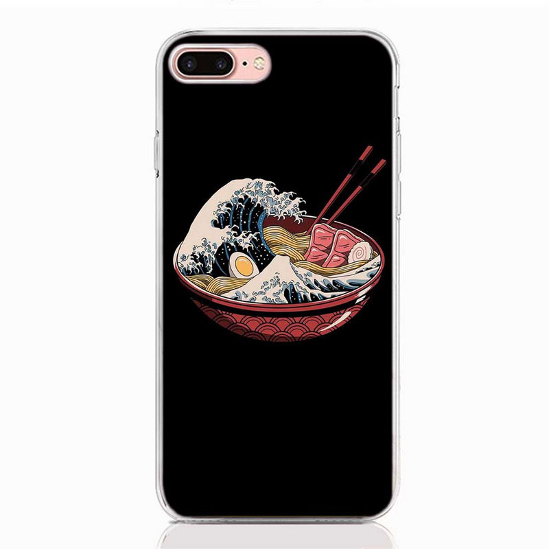 Mobile cell phone case cover for GOOGLE Pixel 2 Soft Tpu Silicone Case Japanese Art Back Cover Protective 