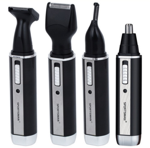 4 In 1 Rechargable Ear Nose Trimmer Electric Shaver Beard Face Eyebrows Nose Ear Hair Trimmer Automatic Removal Shaver For Men