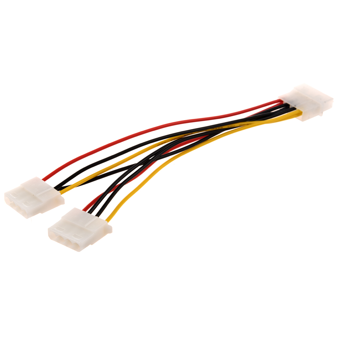 New 8 inch Computer Molex 4 Pin Power Supply Y Splitter Cable

