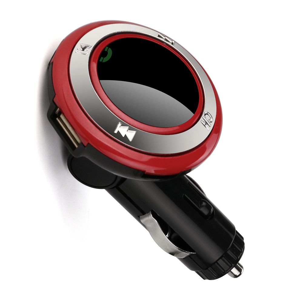 Universal Wireless Hands-Free Q7 USB Charge LED MP3 Bluetooth Car FM Transmitter With MIC abs Handsfree Player