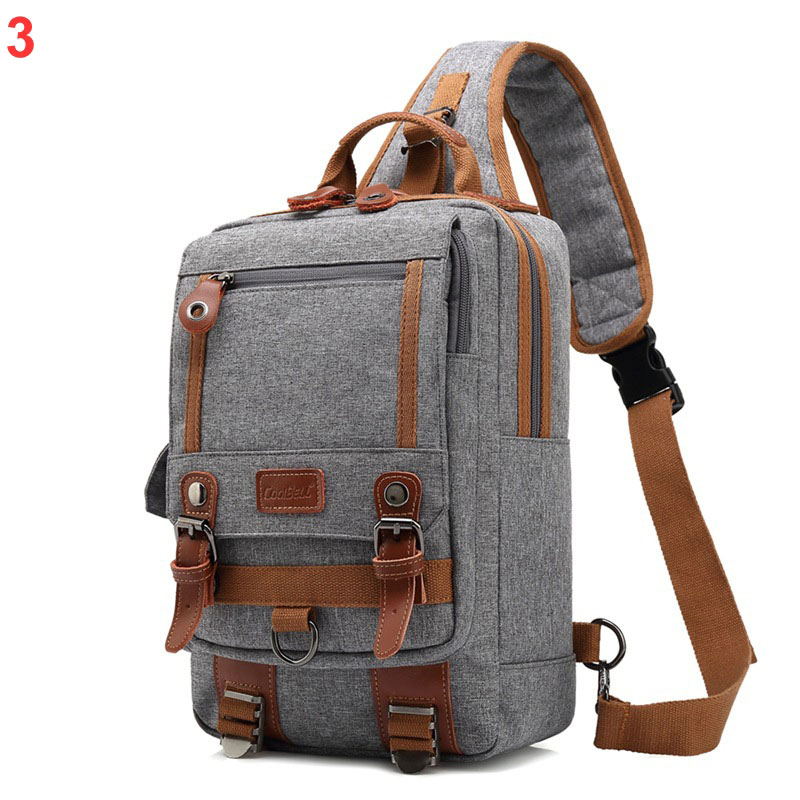 Anti-theft chest bag casual buckle one shoulder bag outdoor multi-functional waterproof travel bag