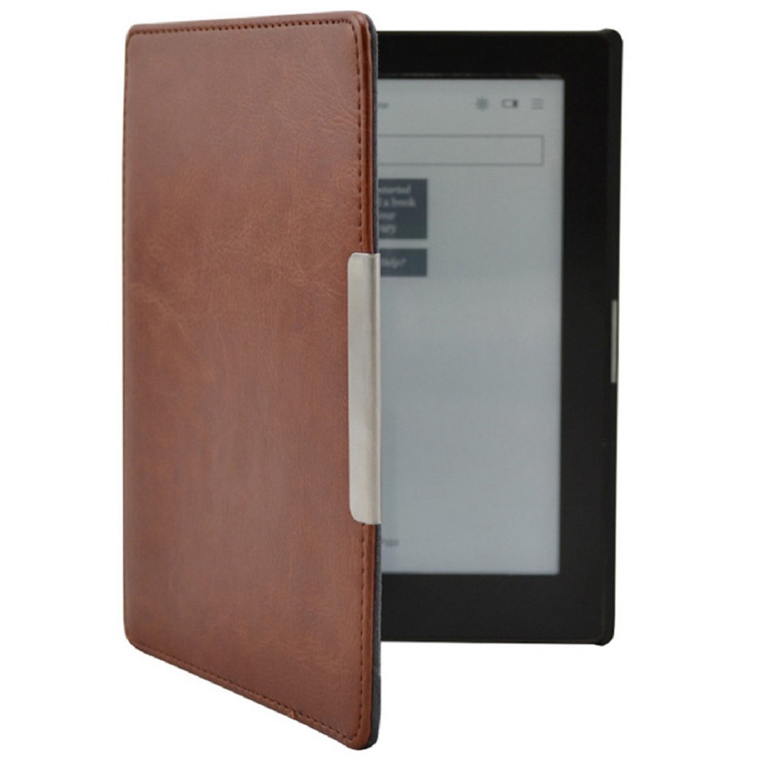 Ultra thin slim PU leather Case for kobo aura(non HD)6.0 inche Reader Magnetic Smart Case Shell and Cover